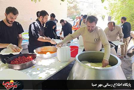 فعالیت ۳۲۰ جهادگر آذربایجان شرقی در مشهد همزمان با تشییع امام شهید