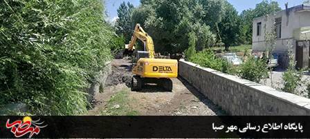 لایروبی یک کیلومتر از رودخانه غریب‌دوست؛ گامی برای کاهش خطرات سیلاب در ترکمانچای