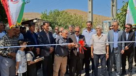 افتتاح ۸ پروژه عمرانی و زیرساختی با اعتبار ۶۵ میلیارد تومان در بخش کاغذکنان میانه