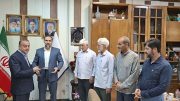 تجلیل از فرماندار ویژه میانه به پاس ترویج فرهنگ ایثار و شهادت