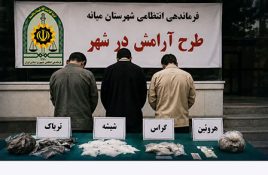 دستگیری ۳۲ معتاد متجاهر و ۳ خرده‌فروش مواد مخدر در میانه