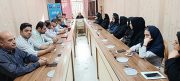 برگزاری مراسم گرامیداشت هفته دولت و روز کارمند در آبفای میانه