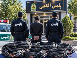 دستگیری سارق سیم و کابل برق با ۷ فقره سرقت در میانه