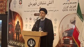 امام جمعه میانه: آتش‌نشانی نقش مؤثری در ایجاد آرامش و ارتقای ایمنی جامعه دارد