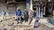 بازدید فرماندار ویژه میانه از پروژه نوسازی شبکه آب سرچشمه شمالی