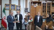 دیدار هنرمندان آموزشگاه سارنگ با فرماندار ویژه میانه