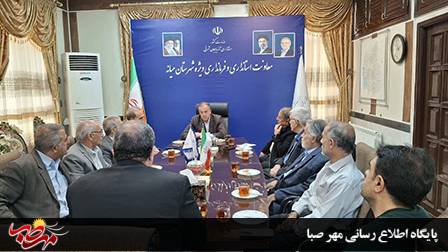 نشست فرماندار ویژه میانه با پیشکسوتان شهرستان برای بررسی مطالبات شهری