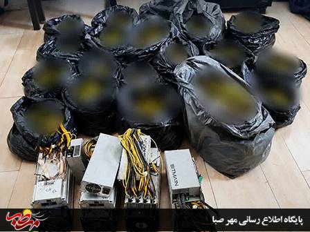 کشف ۱۳ کیلو و ۵۰۰ گرم مواد مخدر و چهار دستگاه ماینر در میانه